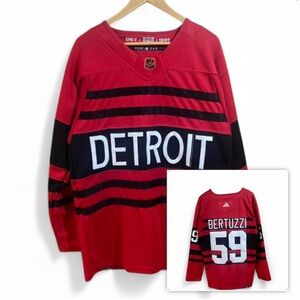 Adidas Detroit Red Wings Bertuzzi #59 Reverse Retro Jersey Size 50 NHL